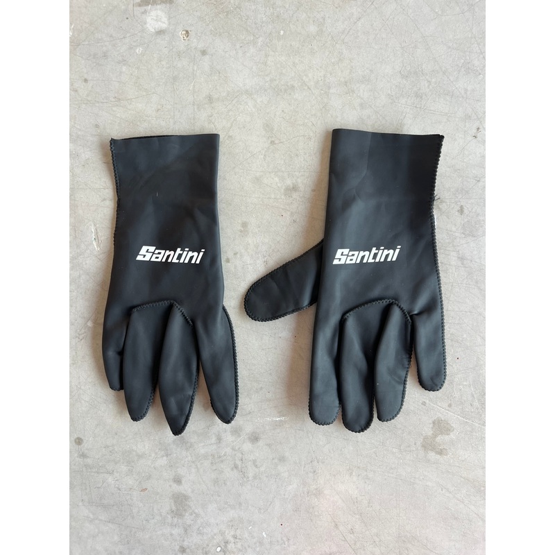 Nippo Fantini | Santini Waterproof Gloves – Clearance | XXL | Rider-Issued Pro Team Kit