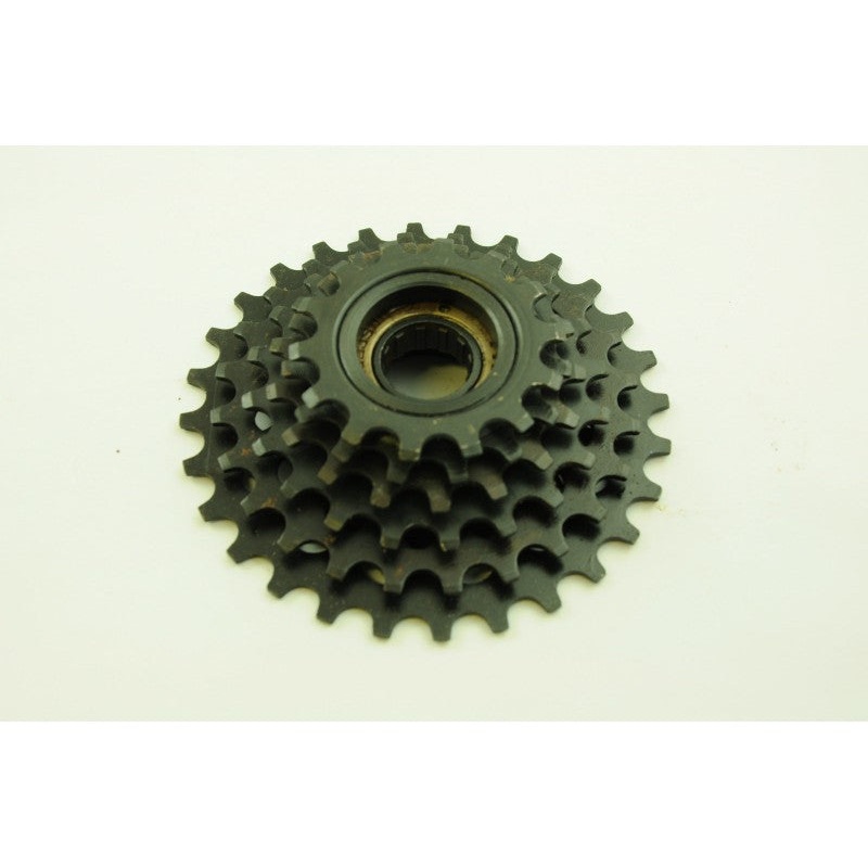 6 SPEED FREEWHEEL BLOCK SCREW ON CASSETTE 14-28 TEETH NON INDEX IDEAL 70s RACER
