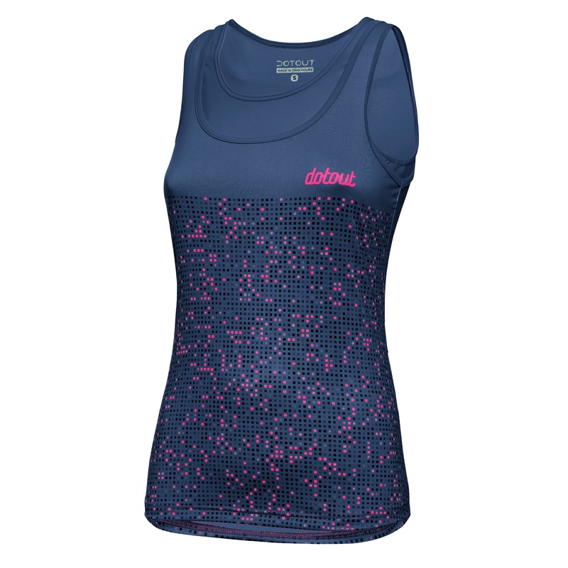 Top donna Dotout Flash – Blu scuro