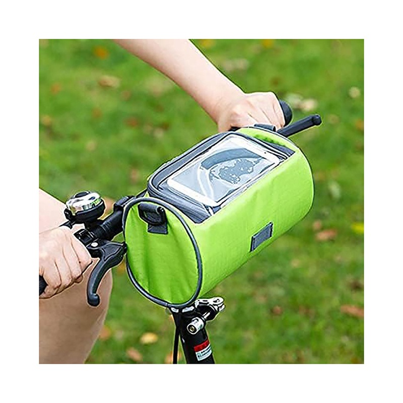 Waterproof Bike Front Frame Bag Cycling Mount Bags with Removable Shoulder Strap