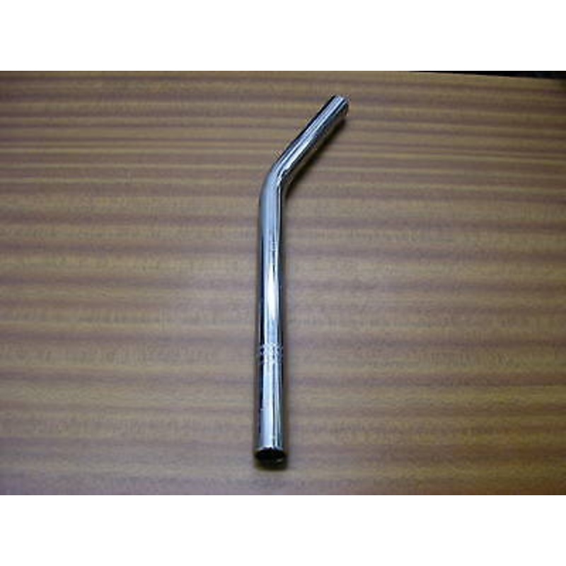 RALEIGH BURNER MK11, OLD SCHOOL BMX LAYBACK SEAT POST 22.2mm 12 CHROME