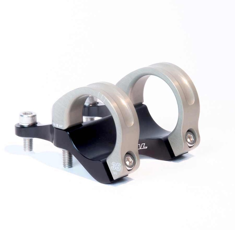 Renthal Integra 35 Stem – 45mm 35 Clamp +/-0 1 1/8 Aluminum Black/Gold