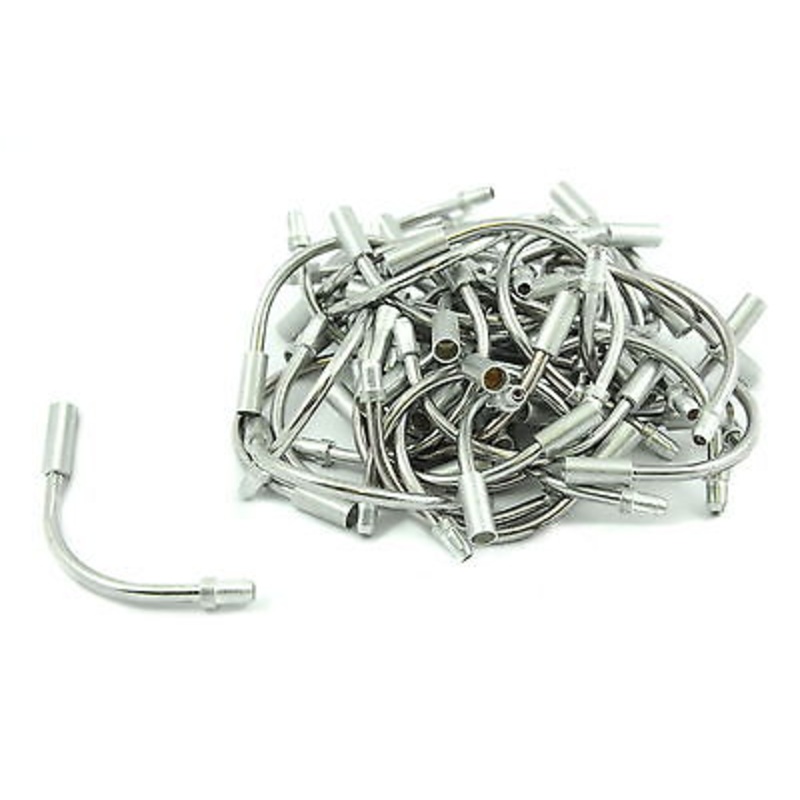 50x 90 DEGREE V BRAKE PIPES FOR FRONT BRAKE WHOLESALE JOB LOT of FIFTY LTD STOCK