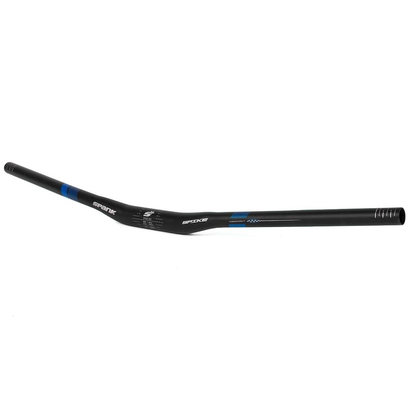 Spank SPIKE 800 Vibrocore Mountain Bike Handlebar (Black/Blue) (31.8mm) (15mm Rise) (800mm) (4/8 Sweep)