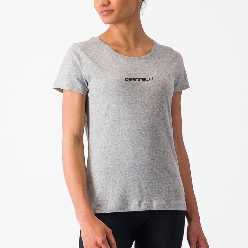 T-Shirt donna Castelli Classico – Grigio