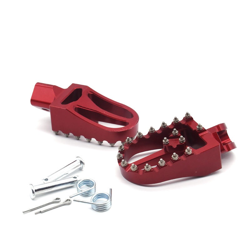Universal CNC Aluminum Motorcycle Parts Accessories Foot Pegs Dirt Bike Modification Pit Bike Motorcycle Footrest Pedal Footpeg