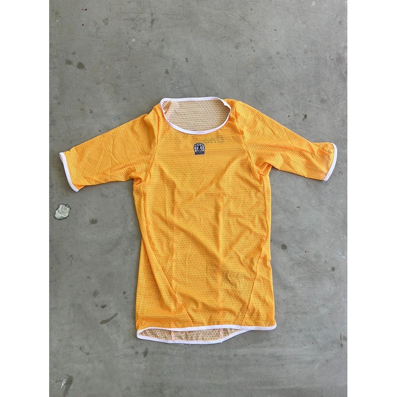 Uno-X | Bioracer Short Sleeve Base Layer | Yellow | S | Pro-Issued Team Kit