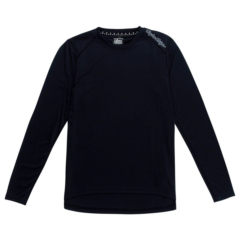 Womens Lilium Long Sleeve Jersey Mono Black
