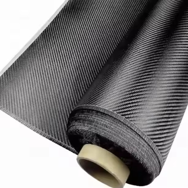 3K 6K 200GSM 100% Carbon Fiber Cloth Roll 220GSM Twill Weave Fibra De Carbono Fabric for Bicycle Frames, Golf Clubs, Tennis Rackets