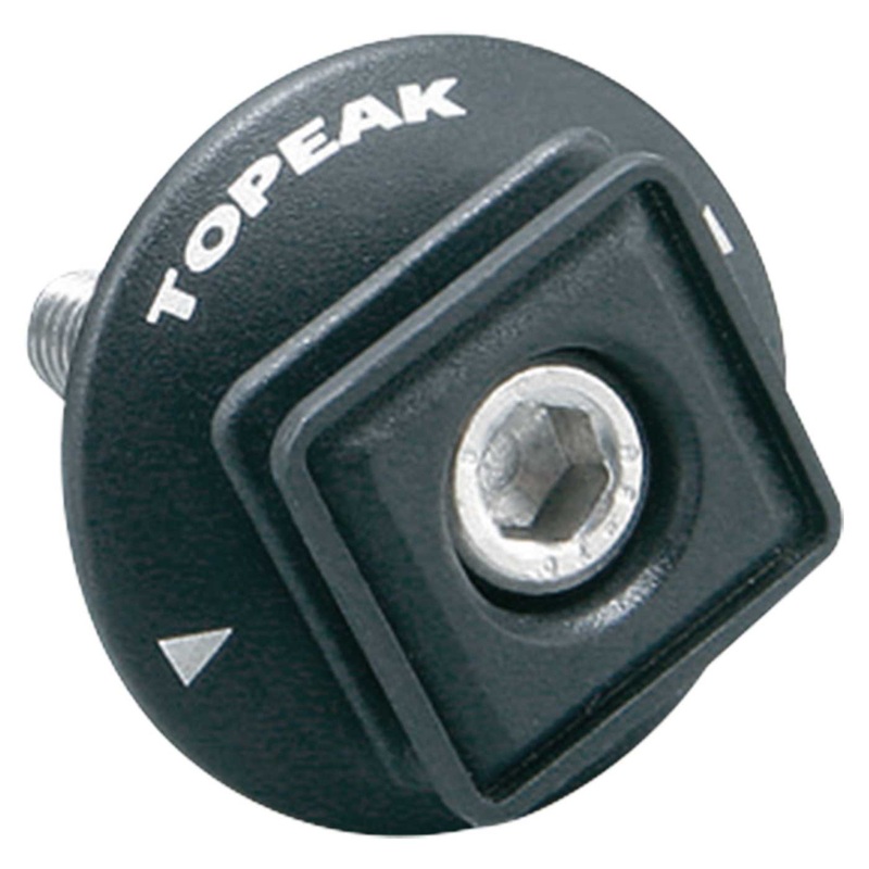 Attacco Topeak F66 Stem cap|Taglia unica|Nero