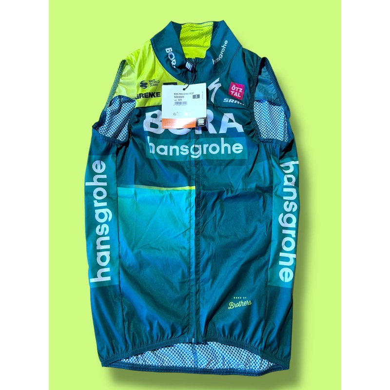 Wind Vest Gilet  Team Issued  Winter | Sportful | Bora Hansgrohe| Pro Cycling Kit