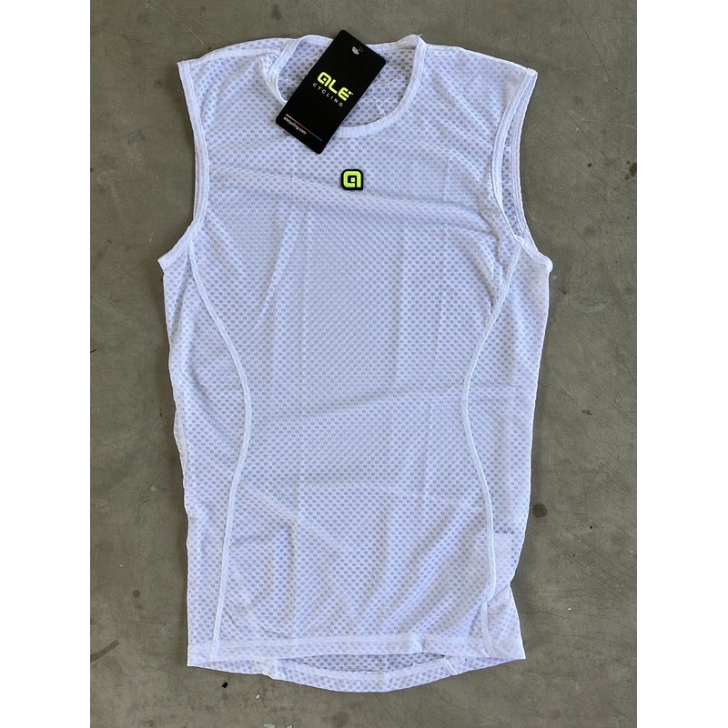 Bardiani | Ale – Sleeveless Base Layer | White | M/L | Pro-Issued Team Kit
