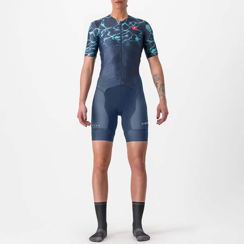 Body donna Castelli Free Sanremo 2 Suit – Blu