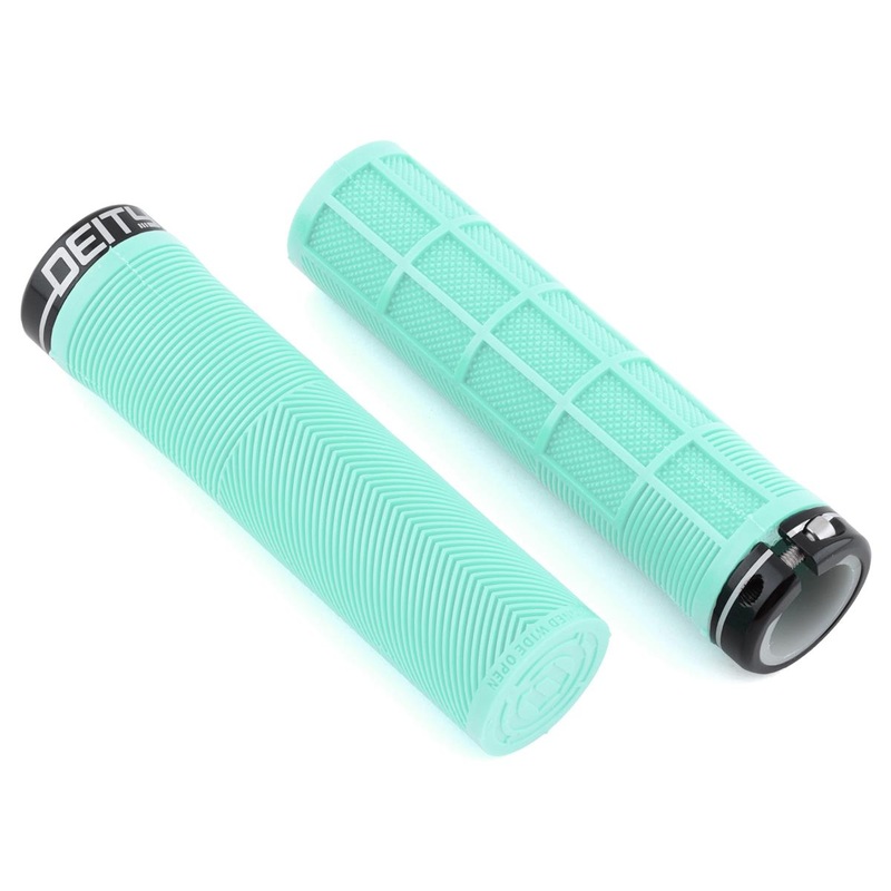 Deity Knuckleduster Lock-On Grips (Mint) (132mm)