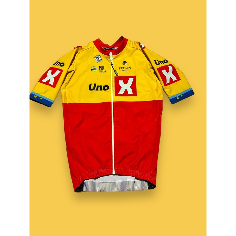 Light Gabba Jersey European Champion Bands | Bioracer | Uno-X Pro Team | Pro Cycling Kit