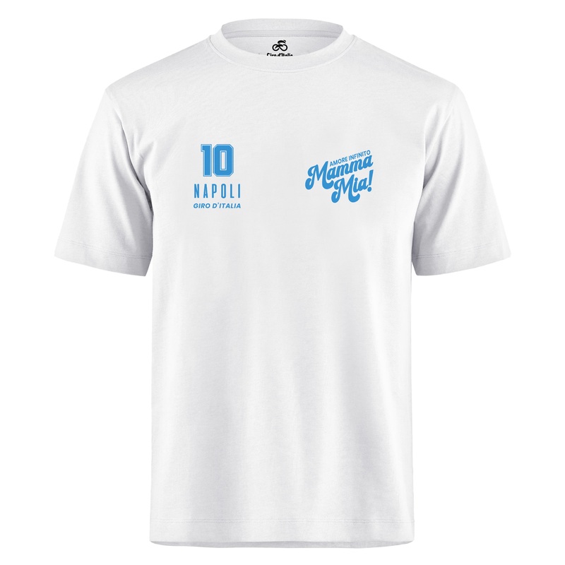 T-shirt Napoli Giro d’Italia|XS|S|M|L|XL|XXL|Bianco