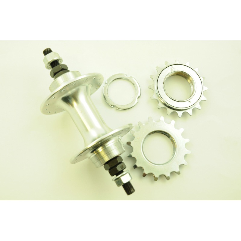 32 SPOKE FLIP FLOP REAR HUB,SEALED BEARINGS + SPROCKETS BUILD OWN WHEEL FIXIE