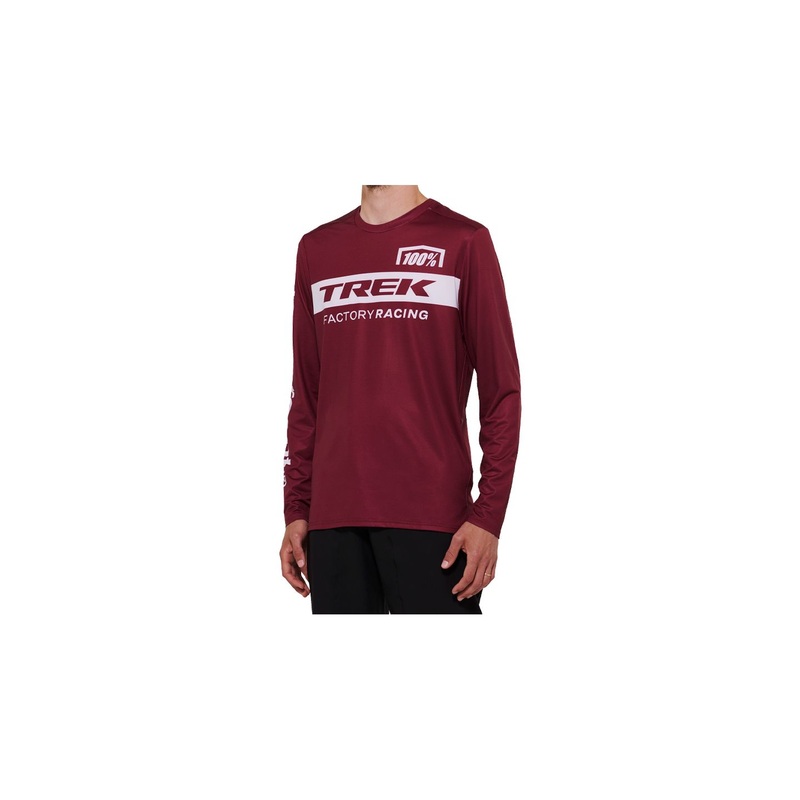 Jersey 100 TFR Airmatic Long Sleeve Medium Dark Red