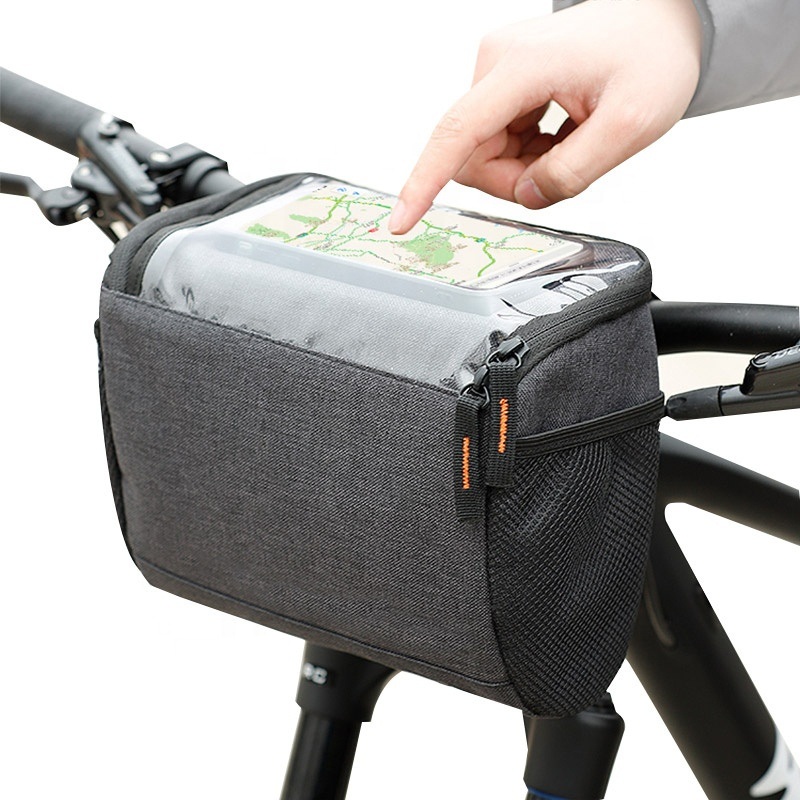 Premium Waterproof Insulated Bicycle Handlebar Bag for Smartphones