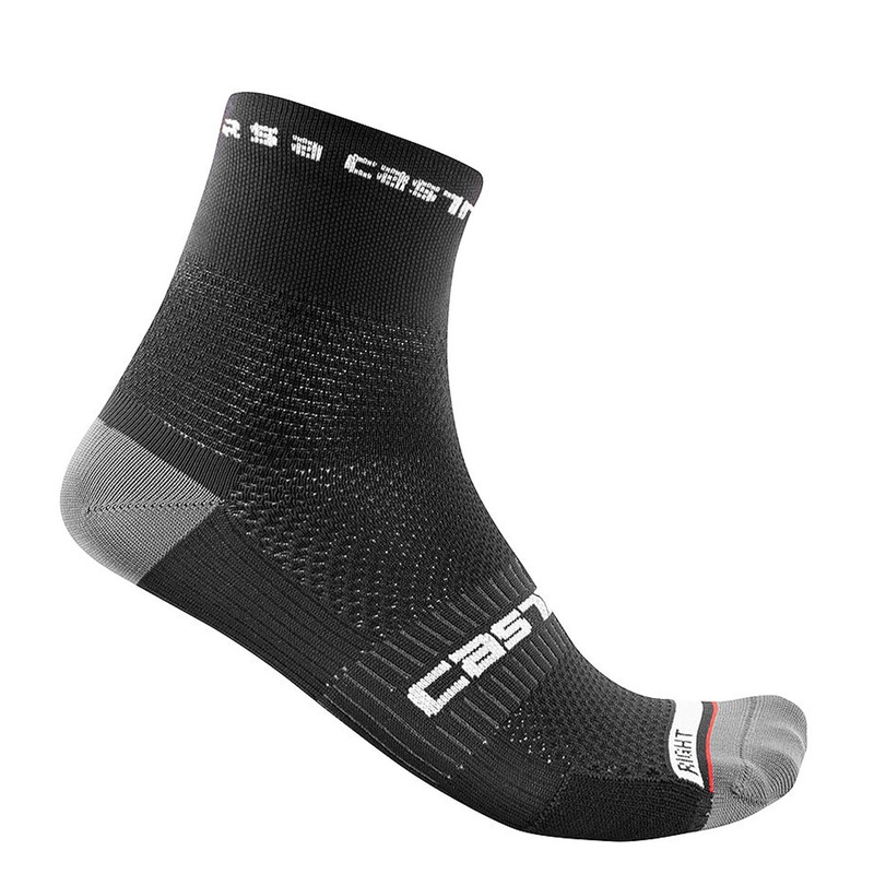 Calze Castelli Rosso Corsa Pro 9 – Nero