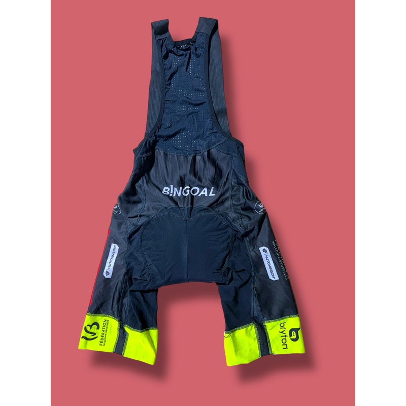 Thermal Winter Bib Shorts Team Rider Issued| Bingoal Vermarc| Pro Cycling Kit