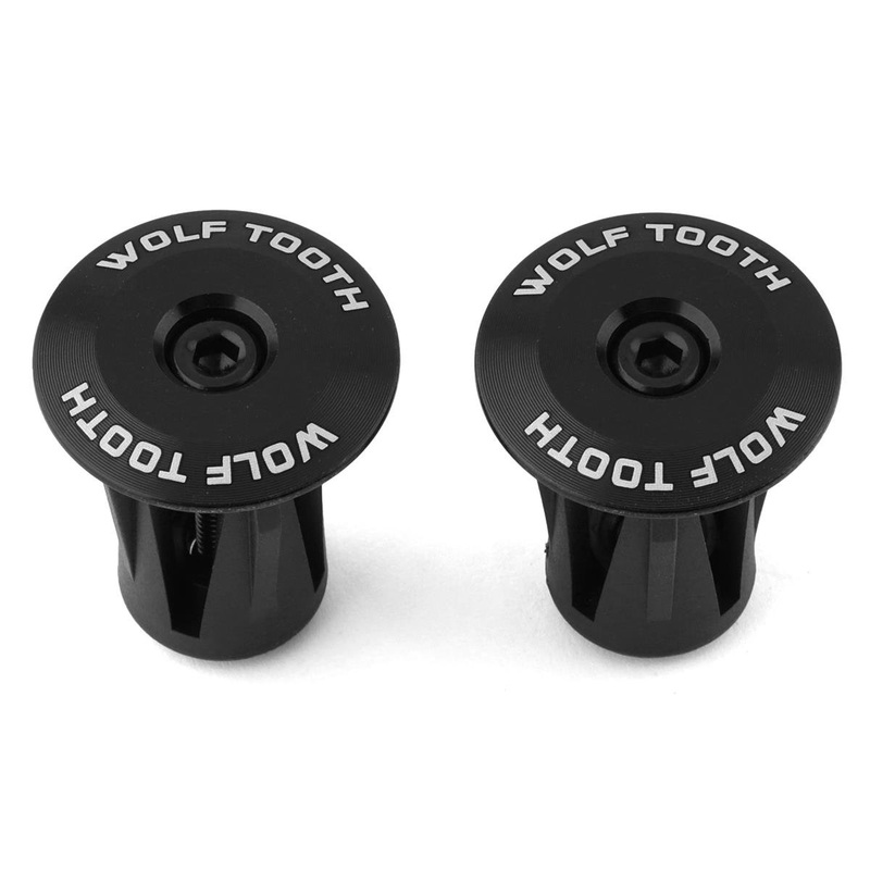 Wolf Tooth Components Alloy Bar End Plugs (Black)