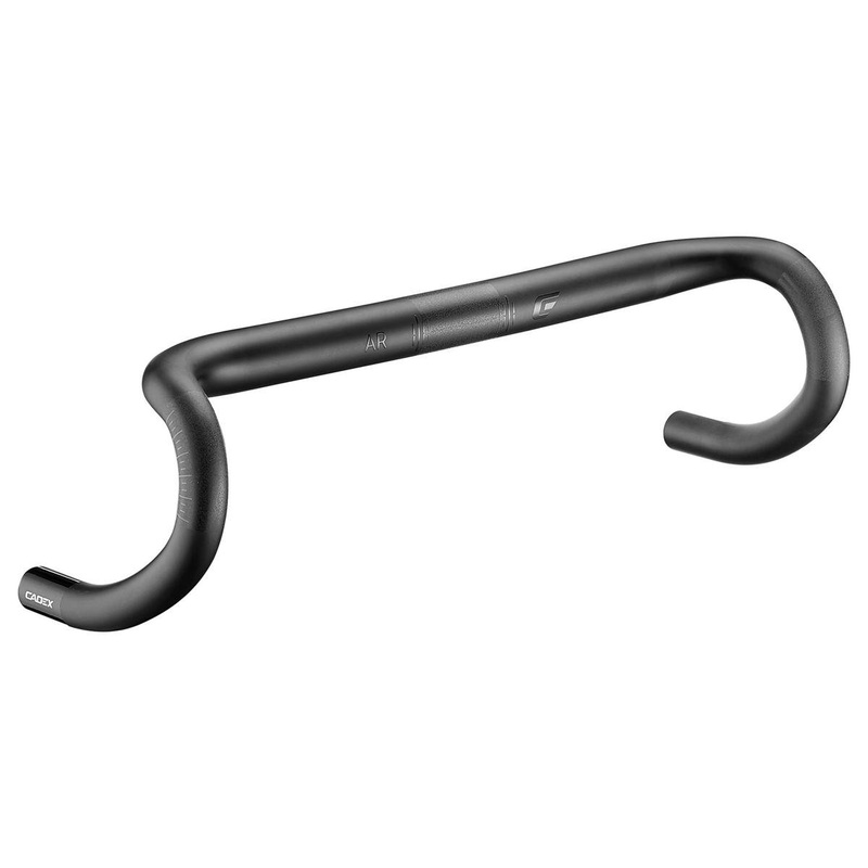 Cadex AR Carbon Handlebars (Black) (31.8mm) (8 Flare) (40cm)