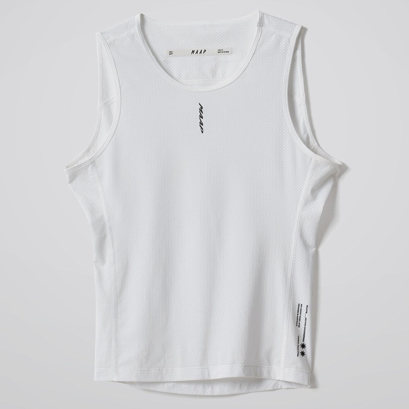 Maglia intima senza maniche Maap Team Mesh – Bianco
