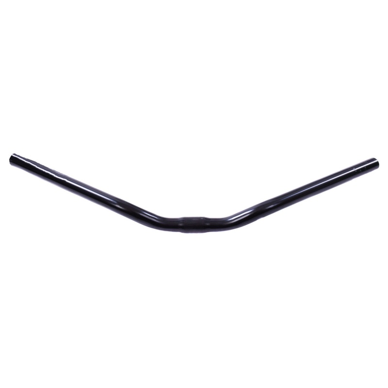 30mm RISE CRUISER CYCLE HANDLEBARS,DUTCH STYLE,TOURIST BIKE 600mm WIDE BARS BLK