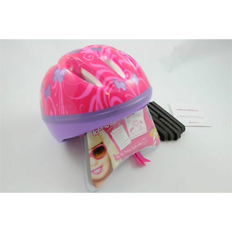 BARBIE CYCLE-SCOOTER SAFETY HELMET+ MY FAB BEAUTY GIRLS SET SIZE 46-52cm