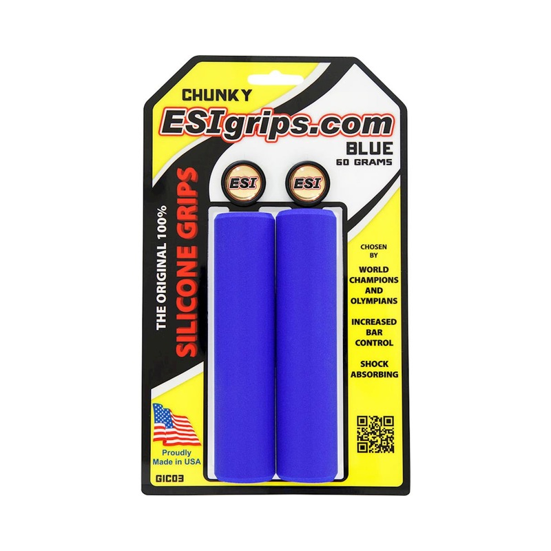 ESI Grips Chunky Silicone Grips (Blue)