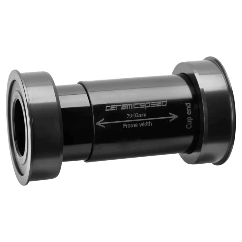 EVO386 SHIMANO BOTTOM BRACKET|Black Coated|Black