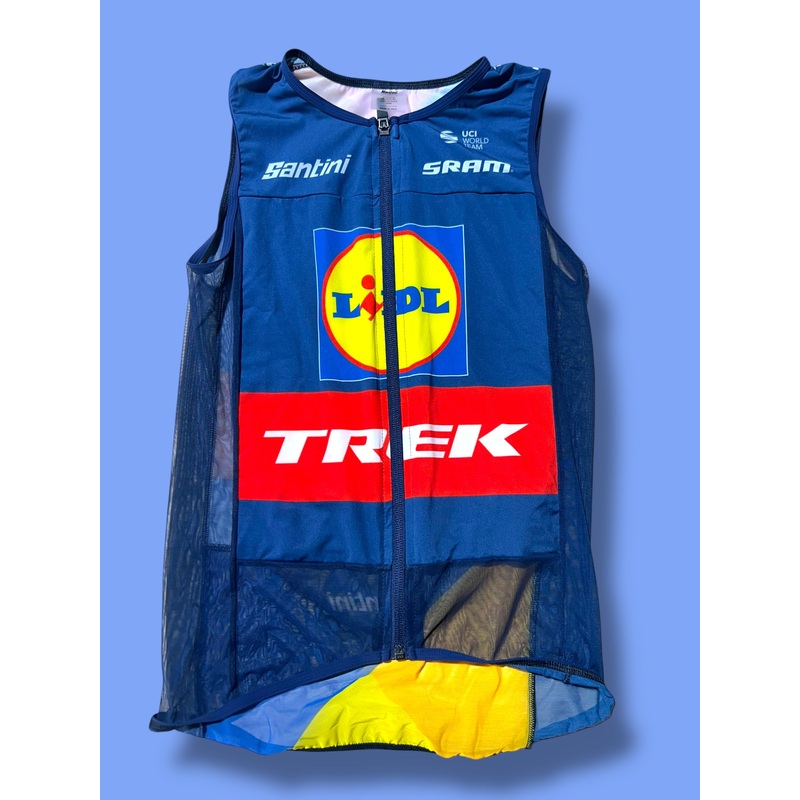 Wind Vest Team Issued Gilet | Santini | Lidl  Trek | Pro Cycling Kit