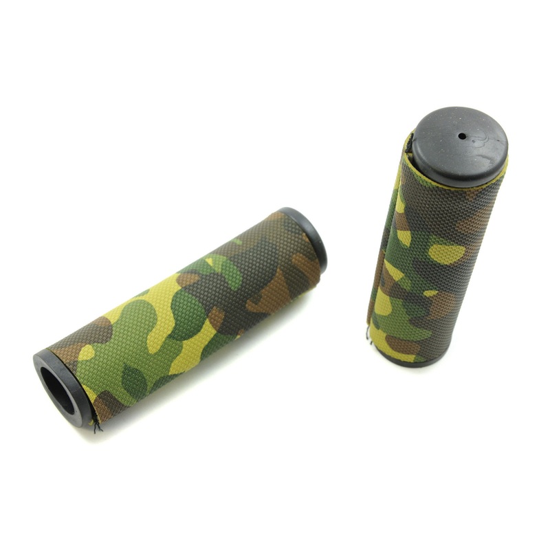 ARMY CAMOUFLAGE BIKE HANDLEBAR GRIPS SUIT ADULT &KIDDIES BIKES INCL BMX, MTB ETC