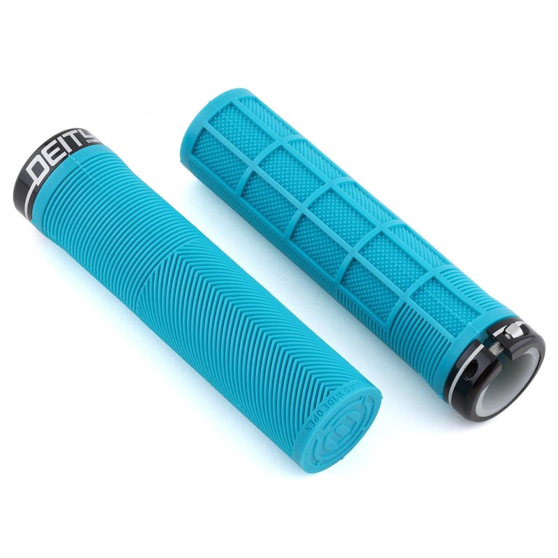 Deity Knuckleduster Lock-On Grips (Turquoise) (132mm)