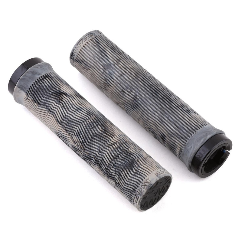 TRUVATIV Descendant Lock-On Grips (Grey/Black Marble) (133mm)