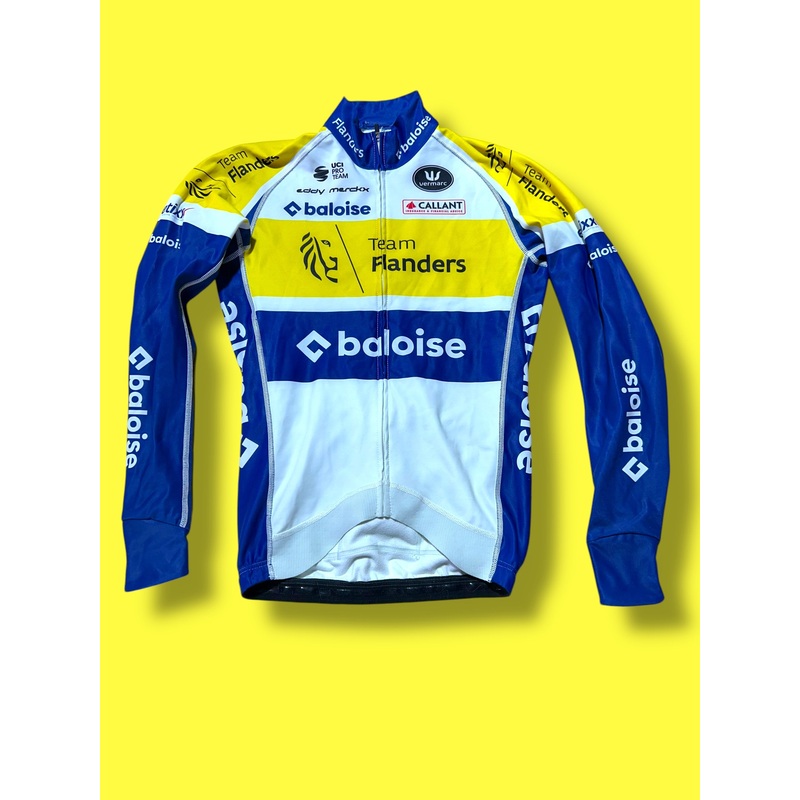 WInter Jersey Thermal  | Vermarc |  Flanders Baloise| Pro Cycling Kit