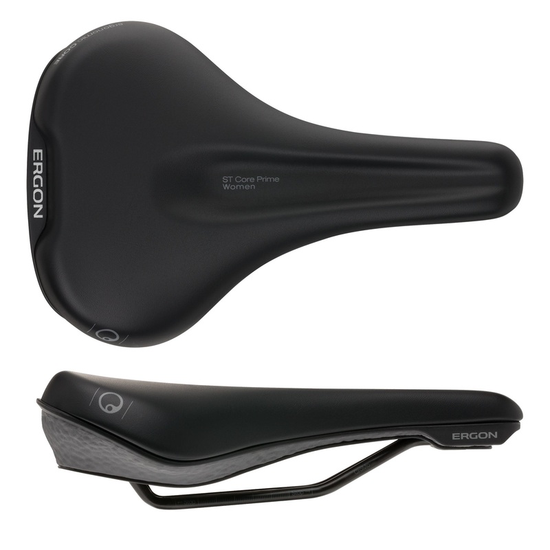 Ergon ST Core Evo Womens Saddle – MD/LG Black/Gray