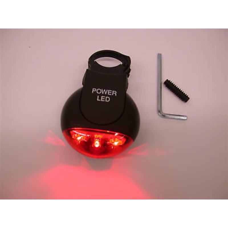 RALEIGH 3 MODE FLASHING REAR LED BICYCLE LIGHT Reduced