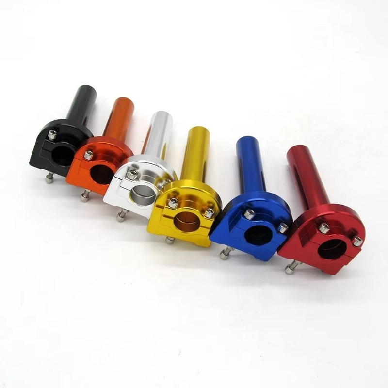 Universal CNC Aluminum Throttle Grips Handle 7/8” 22mm Hand Bar for Motorcycle 6 Colors Available Dirt Bike Accessories