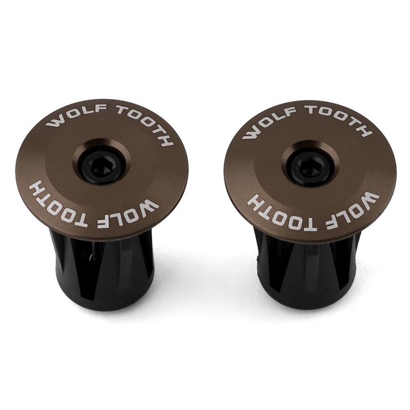 Wolf Tooth Components Alloy Bar End Plugs (Espresso)