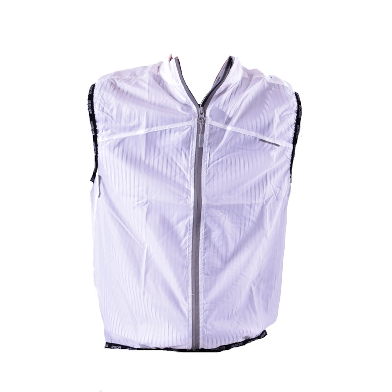 Rsp Sidewinder Water Resistant White Mens Gilet Body Jacket Cycling Lightweight Sizes; Med, Large Or Xl