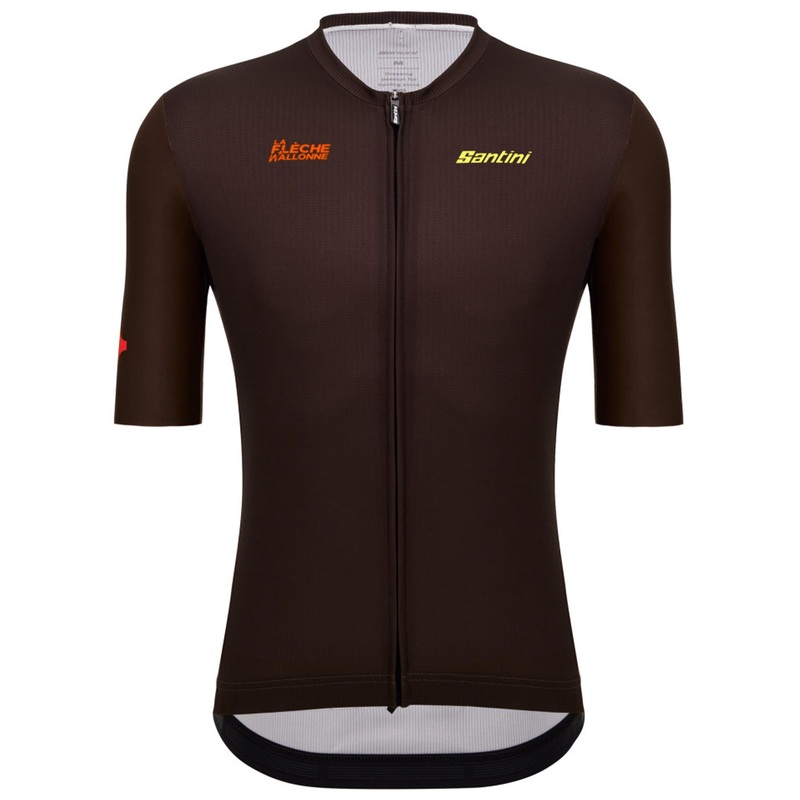 Maglia Santini Flche Wallonne|XS|S|M|L|XL|XXL|Marrone