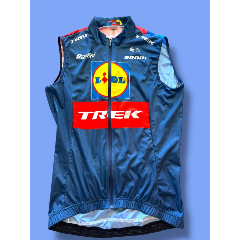 Wind Vest  Team-Issued Gilet | Santini | Lidl  Trek | Pro Cycling Kit