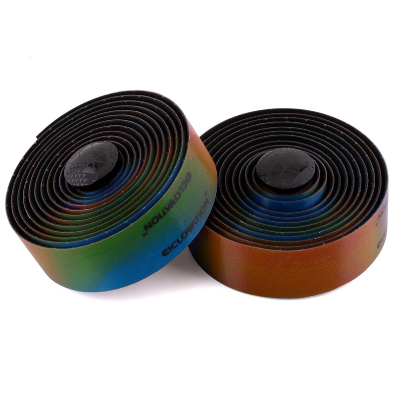 Ciclovation Premium Leather Touch Handlebar Tape (Halo Touch Rainbow)