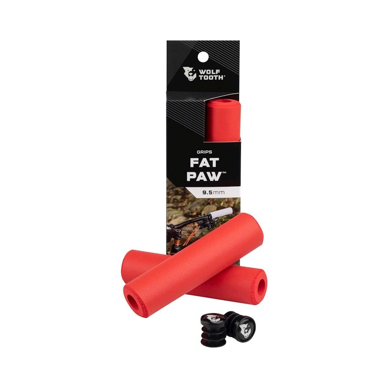 Wolf Tooth Components Fat Paw Slip-On Grips (Red)