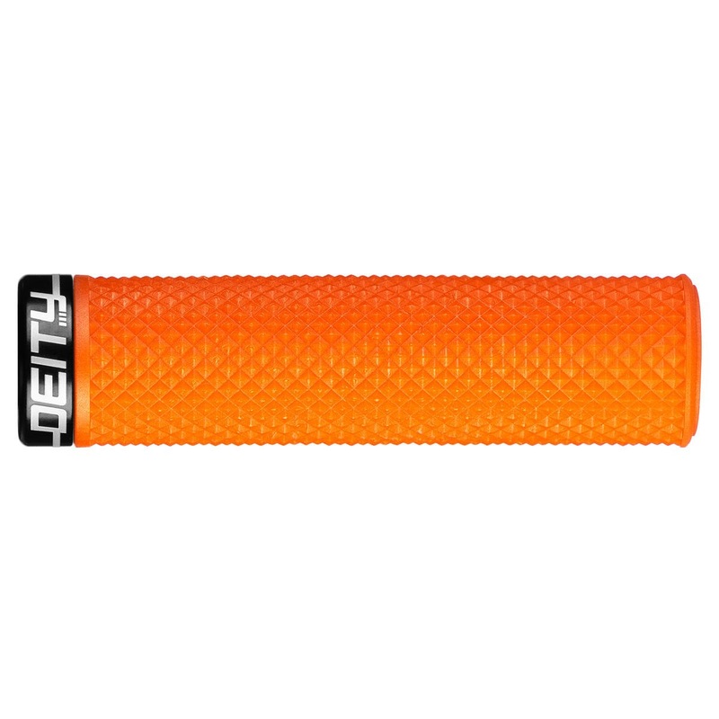 Deity Supracush Lock-On Grips (Orange) (Pair)