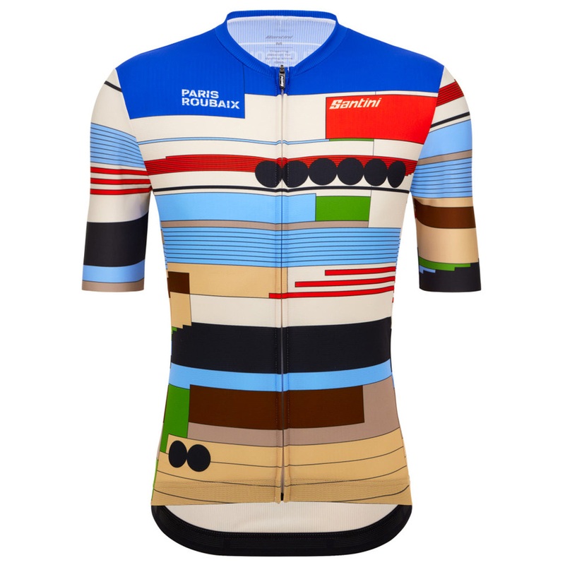 Maglia Santini Paris Roubaix|XS|S|M|L|XL|XXL|XXXL|Multicolor