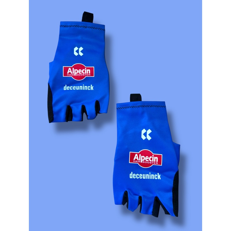 Aero Gloves Race Rider Issued Padded | Alpecin Deceuninck Kalas| Pro Cycling Kit kit