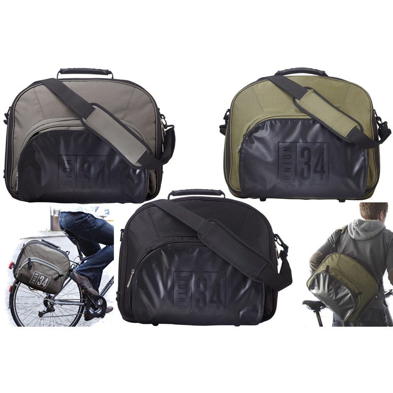 UNION 34 SLEEK BICYCLE PANNIER BAG- SHOULDER LAPTOP BAG- CASE MEDIUM 25L 50% OFF